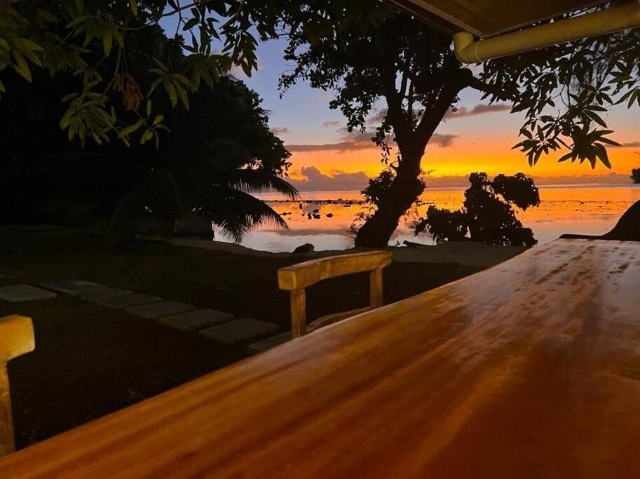 Bungalow Tiarii, Avec Acces Direct A Une Plage Privee Tevaitoa Exterior photo