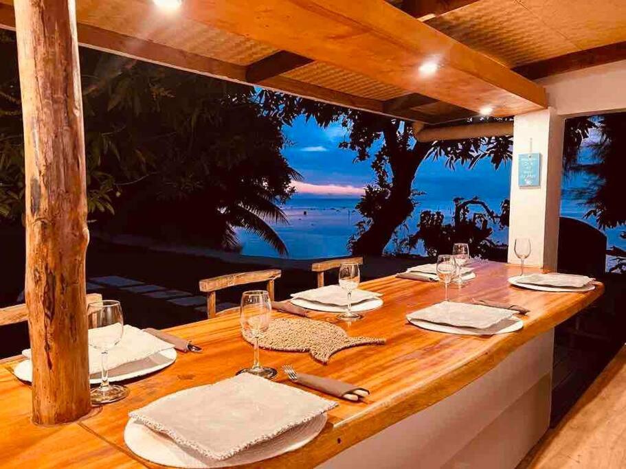 Bungalow Tiarii, Avec Acces Direct A Une Plage Privee Tevaitoa Exterior photo